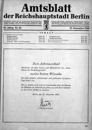1942,52: Nr. 52, 27. Dezember 1942