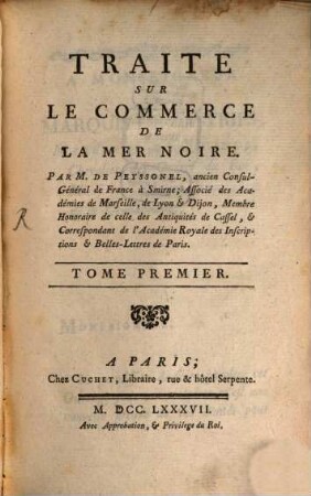 Traité sur le commerce de la Mer Noire, 1