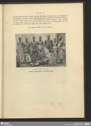 Frauen und Kinder von Porto Novo