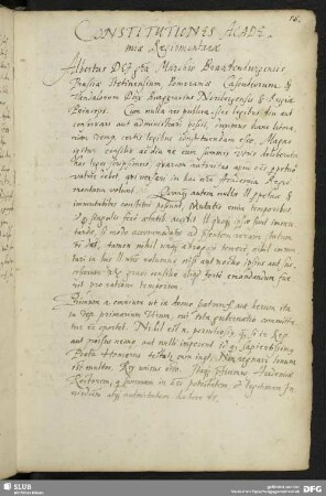 Constitutiones Academiae Regiomontanae.