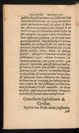 Concilium Ephesinum & Cyrillus.