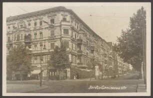 Ansichtskarte Gneisenaustraße, Ecke Baerwaldstraße