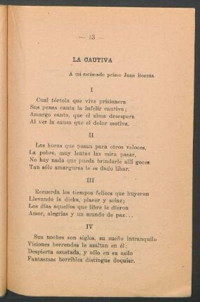 La cautiva
