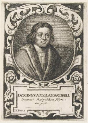 Bildnis des Dominns Nicolaus Mufell