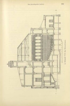 4. Schnitt C D des Grundrisses
