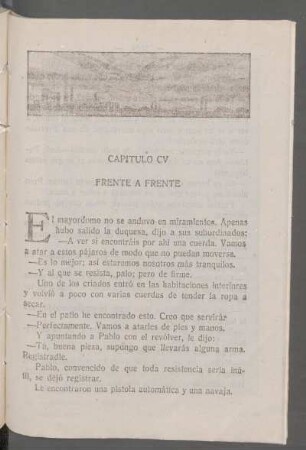 Capítulo CV - Frente a frente