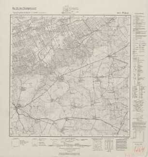 2677 Wabcz, Topographische Karte 1:25000 (4cm - Karte)