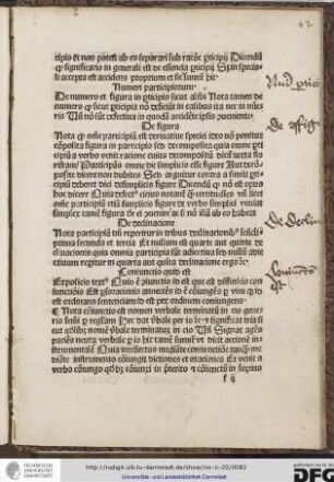 Expositio textus: quid est coniunctio id est que est diffinitio coniunctionis est pars orationis annectens