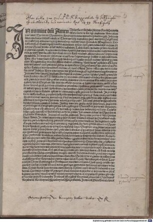 Litterae de capitulo provinciali monasteriorum nigrorum monachorum ordinis sancti Benedicti anno 1499 in die Jubilate in monasterio Herbipolensi celebrato