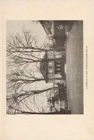 Landhaus in der Tiergartenstrasse 28