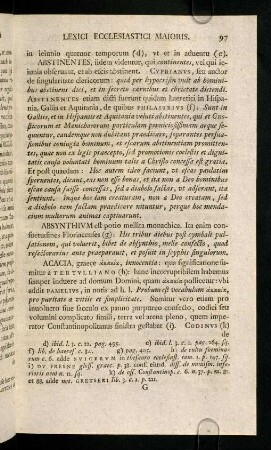 97-108, Abstinentes, iidem videntur, qui continentes, ...