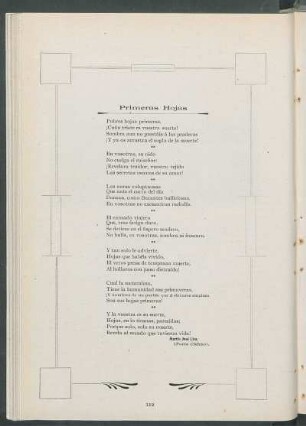 Primeras Hojas. [Poesía]