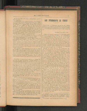 Les Èvénements De Tebriz.