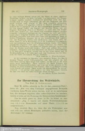 Zur Ehrenrettung des Weitwinkels