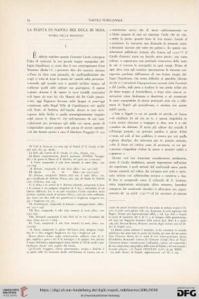 5: La pianta di napoli del duca di noia