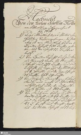 Bl. 24v-26r. Nachricht Von den tiefen Fürsten Stolln.