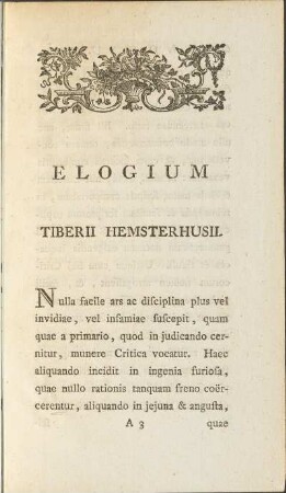 Elogium Tiberii Hemsterhusii