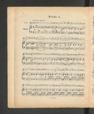 Melodie 4. [Piano.]