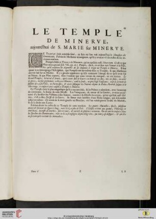 Le Temple de Minerve, aujourd’hui de S. Marie sur Minerve