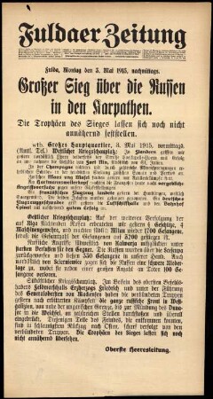 Ausgabe vom Montag, den 03. Mai 1915.