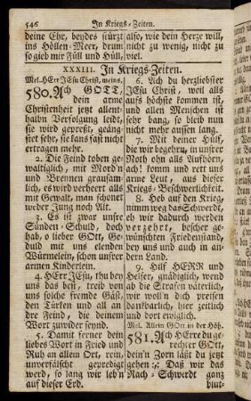 546-565, XXXIII. In Kriegs-Zeiten. - XXXV. Wetter-Lieder.