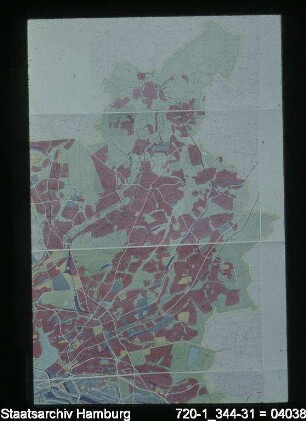 Aufbauplan, Entwurf Bezirk Wandsbek
