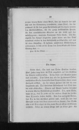 II. Die Lehre.