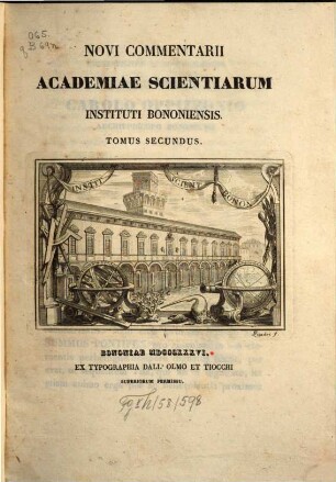 Novi commentarii Academiae Scientiarum Instituti Bononiensis. 2. 1836
