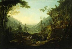 Blick vom Oybin auf Zittau