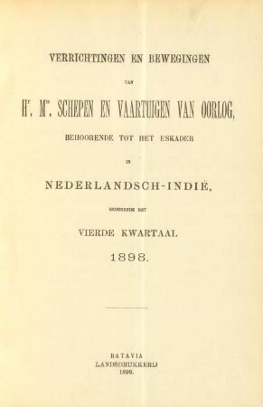 Vierde kwartaal 1898