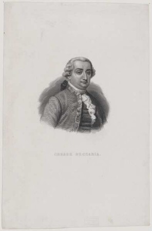 Bildnis des Cesare Beccaria