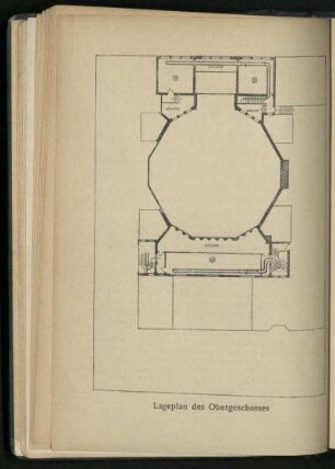 Lageplan des Obergeschosses