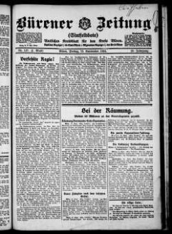 Bürener Zeitung. 1896-1935