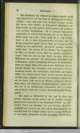 Forderungen der constitutionellen Staatsverfassung