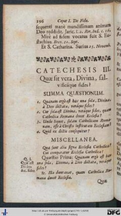 Catechesis III.