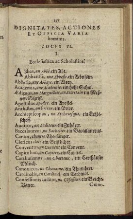 Locus VI. - X.