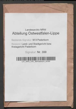Benefiziat und Structuarius Johann Peter Vüllers zu Paderborn