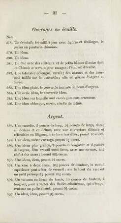 Ouvrages en écaille.