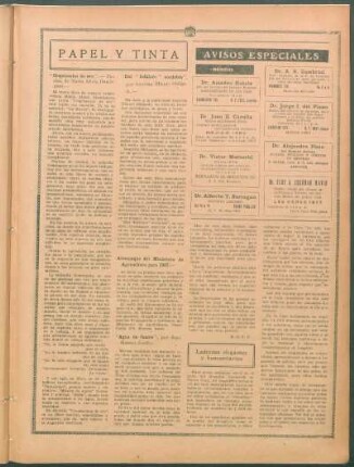 Almanaque del Ministerio de Agricultura para 1927.