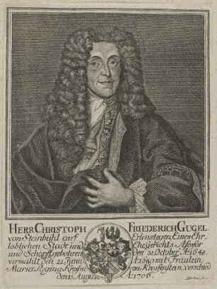 Bildnis des Christoph Friederich Gugel