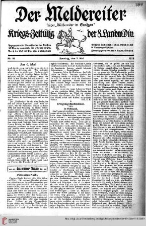 Hefte 94-102, Mai-Juni 1918