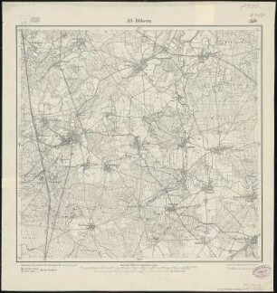 Meßtischblatt 2472 : Alt- Döbern, 1912 : Alt- Döbern. - Aufn. 1901, hrsg. 1903, einz. Nachtr. 1912. - 1:25000. - [Berlin]: Reichsamt für Landesaufnahme, 1912. - 1 Kt.