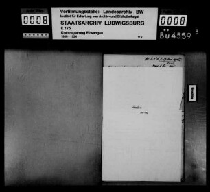 Kirchenvermögensausscheidung, OA Neresheim