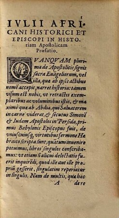 Abdiae Babyloniae Primi Episcopi Ab Apostolis Constitvti, de historia certaminis Apostolici, libri decem