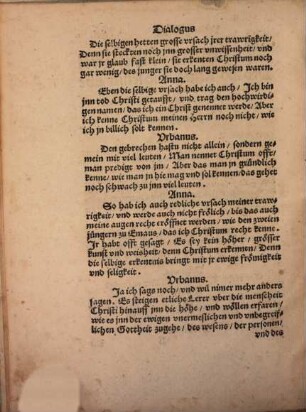 Dialogus von der schönen predigt, die Christus Luc. 24. von Jerusalem bis gen Emaus, den zweien jüngern am Ostertag, aus Mose und allen Propheten gethan hat : newlich wol corrigirt und gemehret