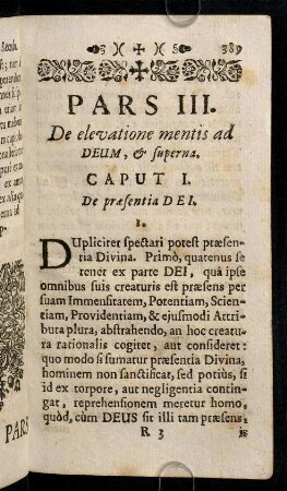 389-562, Pars III. De elevatione mentis ad Deum, & superna.