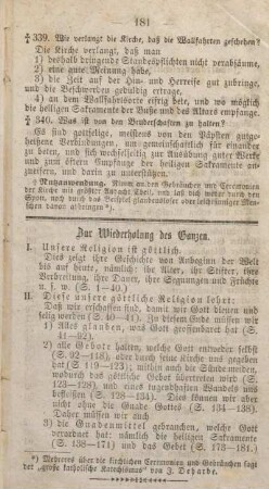 Zur Wiederholung des Ganzen.