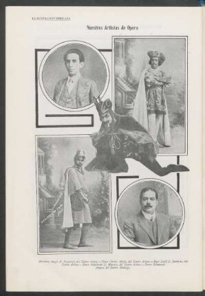 Nuestros artistas de ópera - [Fotografías]