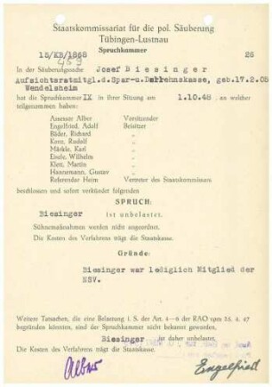 Biesinger, Josef