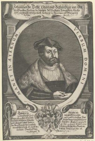 Bildnis des Kurfürsten Johann I. von Sachsen